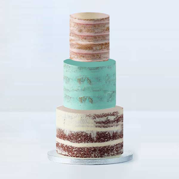 Build Your Own 3 Tier Semi-naked Cake
