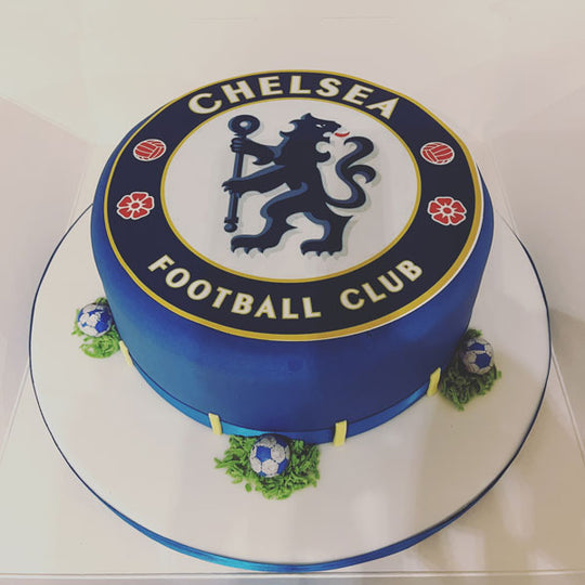 Themed Football Photo Cake Fondant