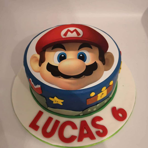 Mario Video Game Cake