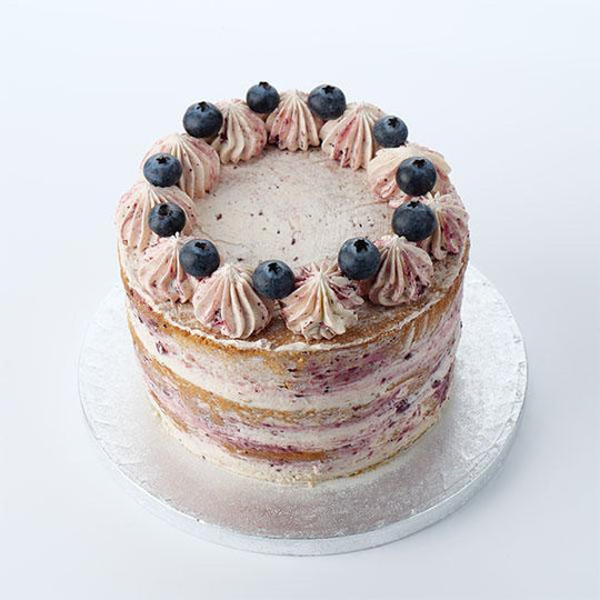 Semi-Naked Classic Blueberry Cake