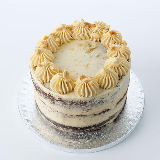 Semi-Naked Classic Peanut Butter Cake
