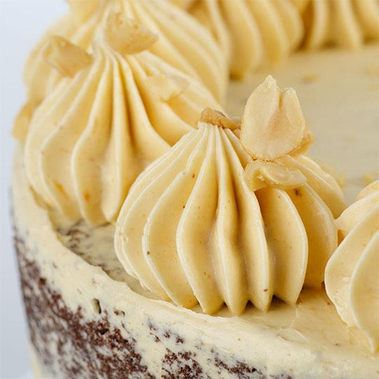 Semi-Naked Classic Peanut Butter Cake