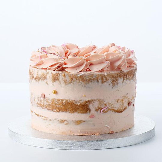 Semi-Naked Pink Cake