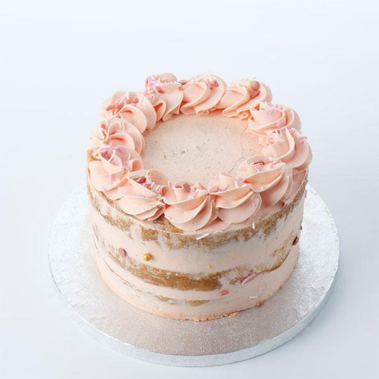 Semi-Naked Pink Cake