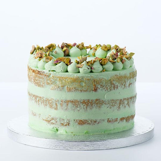 Semi-Naked Classic Pistachio Cake
