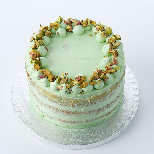 Semi-Naked Classic Pistachio Cake