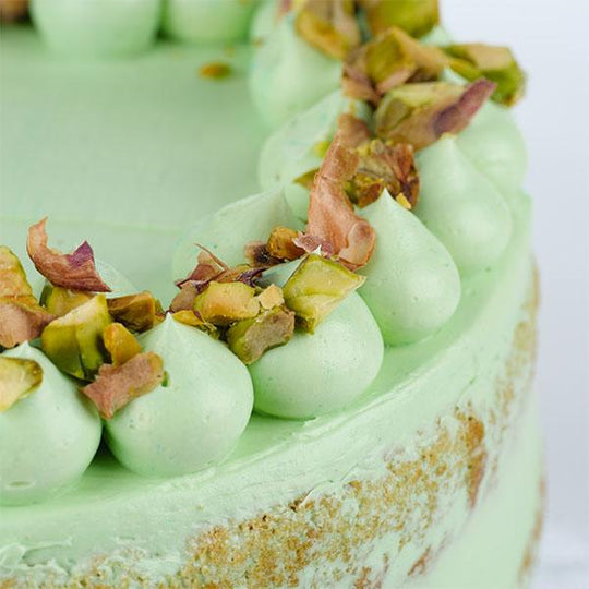 Semi-Naked Classic Pistachio Cake
