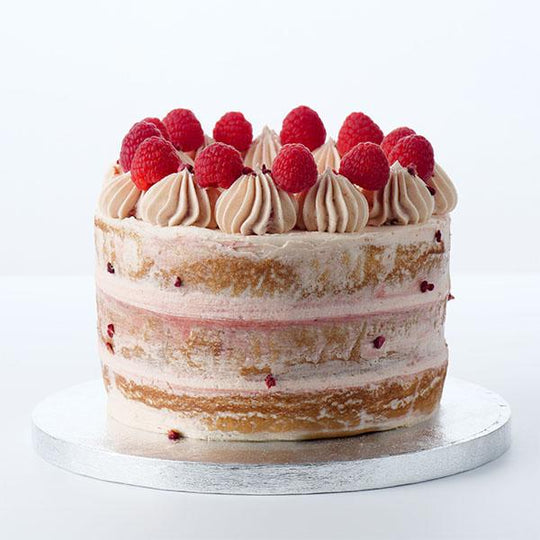 Semi-Naked Classic Raspberry Cake