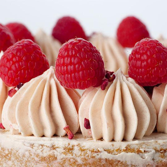 Semi-Naked Classic Raspberry Cake