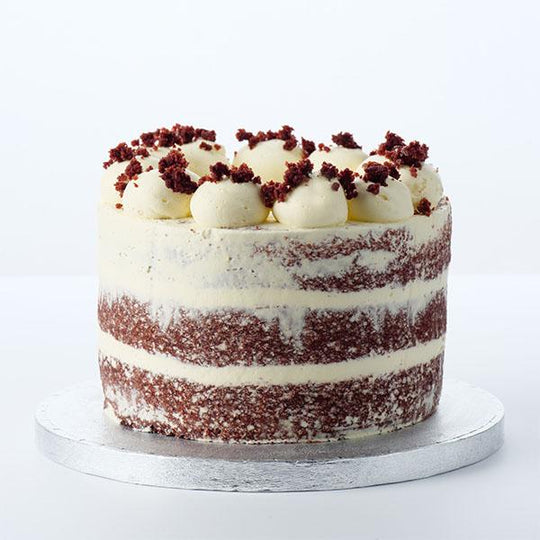 Semi-Naked Classic Red Velvet Cake