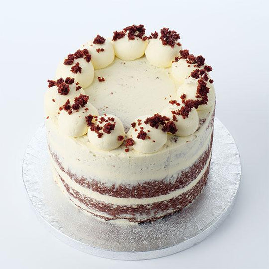 Semi-Naked Classic Red Velvet Cake