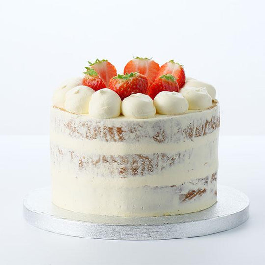 Semi-Naked Classic Vanilla Cake