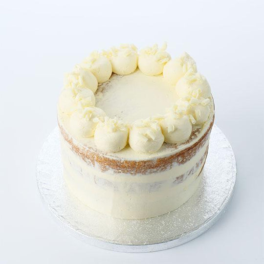 Semi-Naked Classic White Chocolate Cake