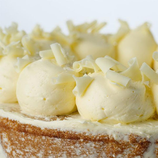 Semi-Naked Classic White Chocolate Cake