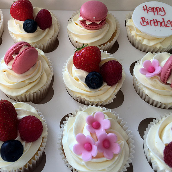 Summer Berries Cupcakes