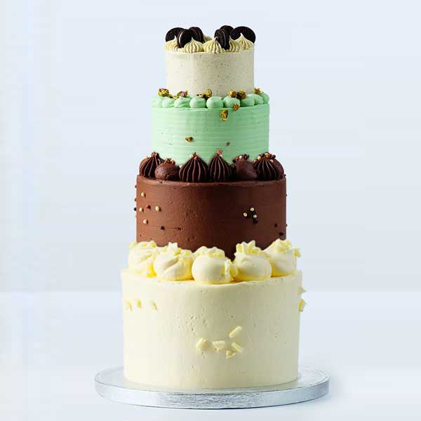 4 Tier Sponge Cake | Four Layer Birthday Cake – Cake Girl London