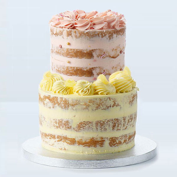 Build Your Own 2 Tier Semi-naked Cake