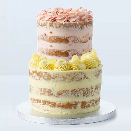 Build Your Own 2 Tier Semi-naked Cake