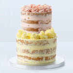 Load image into Gallery viewer, Build Your Own 2 Tier Semi-naked Cake
