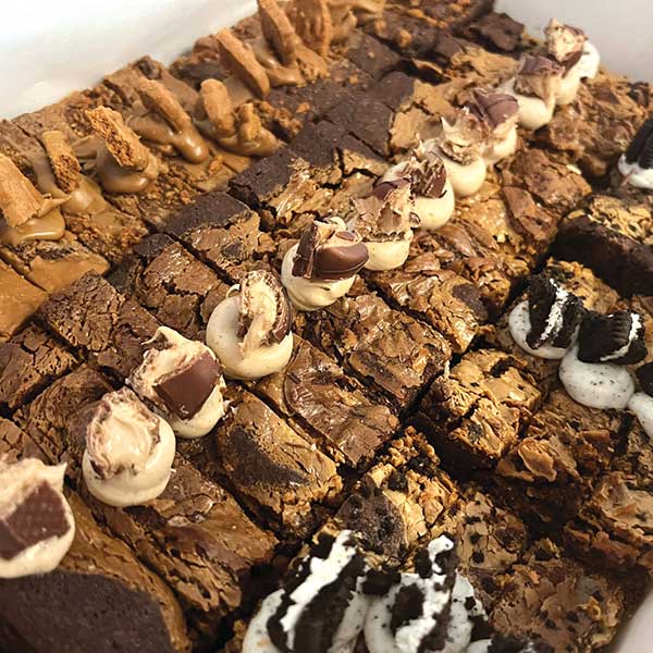 Biscoff, Kinder & Oreo Brownies