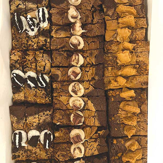 Biscoff, Kinder & Oreo Brownies