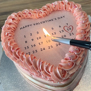 Valentine's Burn Cake