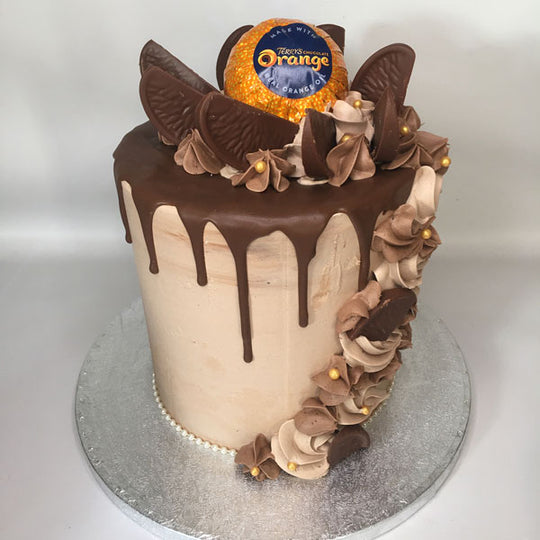 Terry's Chocolate Orange Inspired Cake