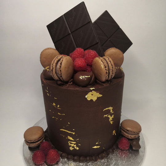 Lindt Inspired Chocolate Bar Cake