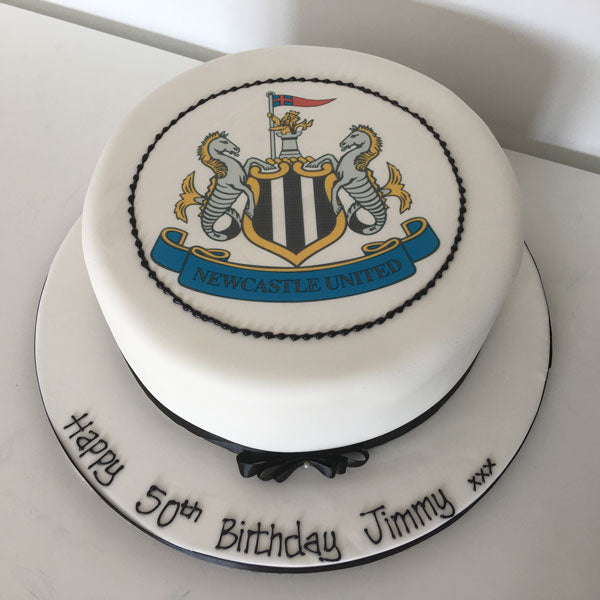 Themed Football Photo Cake Fondant