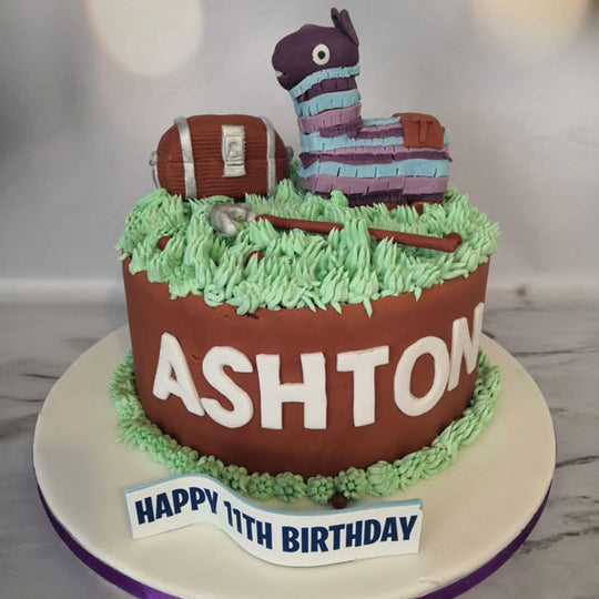 Fortnite Video Game Cake