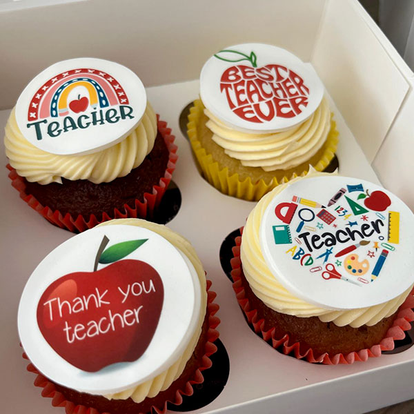 Thank You Teacher Cupcakes