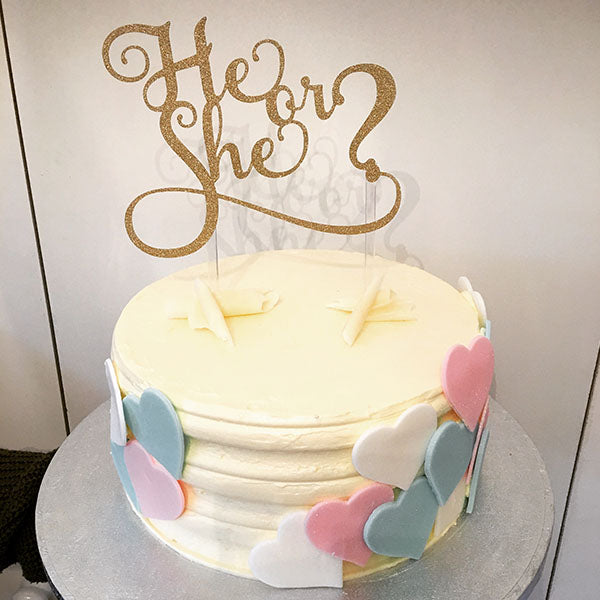 Gender Reveal Hearts