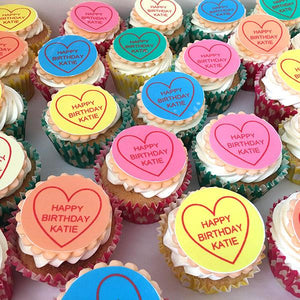 Upload your own photo cupcakes